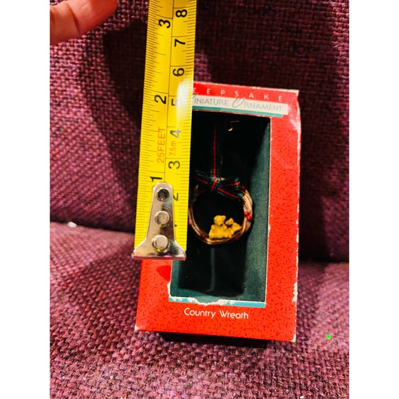 Hallmark, miniature ornament country wreath - Picture 3 of 4